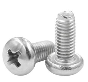 Stainless steel 304 Pan Head Phillips triangle Thread Forming Self Tapping screw For Plastic